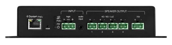 MICROFLEX POE OR POE+ POWERED MULTICHANNEL AMPLIFIER- POWER UP TO 4 MXP SPEAKERS @8OHM